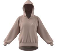 adidas Women's FUTURE ICONS THREE STRIPES HOODIE, blush pink, XL
