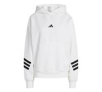 adidas Women's FUTURE ICONS THREE STRIPES HOODIE, white, S