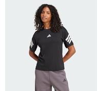 Adidas Future Icons 3 Stripes Short Sleeve T-shirt Black S Women
