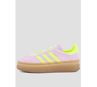 adidas Gazelle Bold Women's Sneakers, Collegiate Purple/Wonder White/Gold Metallic, 6.5
