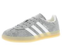 adidas Women's Gazelle Indoor W Shoes, Silver Pebble/Off White/Gum 3, 8