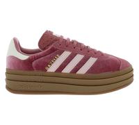 adidas Women's Gazelle Running Sneakers, Crimson/Sandy Pink/Off White-pink, 8.5 UK