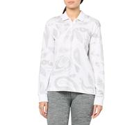 adidas Women's Go-to Long Sleeve Golf Polo Shirt, White, L