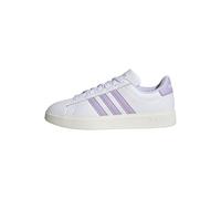 adidas Women's Grand Cloudfoam Lifestyle Court Comfort Shoes, FTWR White/Powder Plum/core White, 4.5 UK