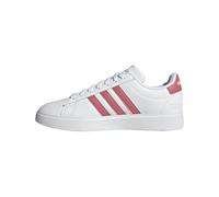 adidas Women's Grand Court 2.0 Tennis Shoe, White/Pink Strata/White, 7 UK