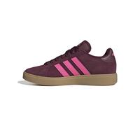 adidas Women's Grand Court Base 00s Shoes, Shadow Red/Lucid Pink/Gum, 8.5 UK