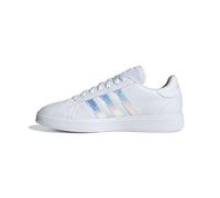 adidas Women's Grand Court Base 2.0 Shoes, Cloud White/Cloud White/Clear Pink, 5 UK