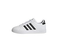 adidas Women's Grand Cloudfoam Lifestyle Court Comfort Shoes, Cloud White/Core Black/Core Black, 8 UK