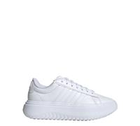 adidas Women's Grand Court Platform Sneaker, White/White/Crystal White, 6 UK
