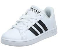 adidas Women's Grand Court Sneaker, White Ftw Bla Negbás Ftw Bla 000, 4 UK