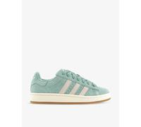 Adidas Womens Hazy Green Off White Haz Campus 00s Brand-stripe Low-top Suede Trainers Eur 40 / 7 Uk Women