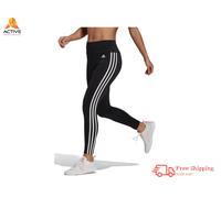adidas 3S DTM Tights Womens XS 4-6 Black/White