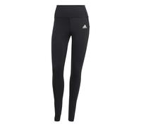 adidas Womens High Waist Leggings - Black/White - Size 8 UK