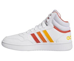 adidas Women's Hoops 3.0 MID Shoes, Cloud White/preloved red/Orange, 5.5 UK