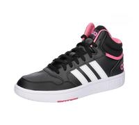 adidas Women's Hoops 3.0 Mid Shoes, core Black/Cloud White/Pink Fusion, 5 UK