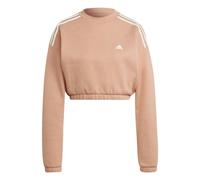 Adidas Womens Hyperglam Crew Neck Crop Sweatshirt - Blush - Blush - 20 UK - 22 UK