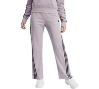 adidas Women's Iconic Wrapping 3-Stripes Snap Track Pants, preloved fig/Black, M