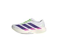 Adidas Women's Ironmt/Cblack Adizero Evo SL W blackIron met./Core Black 5.5 US, White/Collegiate Purple/Purple Burst, 5 Wide