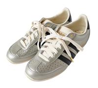 adidas Women's Japan W Shoes, Silver/Core Black/Cream White, 8 UK