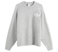 Adidas Women's Knitted Sweatshirt Medium Grey Heather