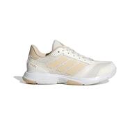 adidas Women's Ligra 8 Indoor Shoes Sneaker, Off-white/Crystal Sand/White, 7 UK
