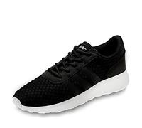 adidas Women's Lite Racer Gymnastics Shoes, Black (Core Black/Core Black/Footwear White), 5.5 UK