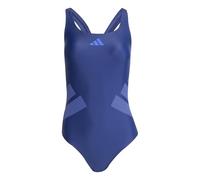 Adidas Logo C-back Swimsuit Blue 42 Woman