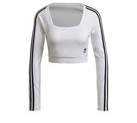 Adidas Women's Long Sleeve Sweatshirt, White, 46