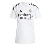 adidas Womens Madrid Home Kit 2024 2026 Licensed Short Sleeve T-shirt