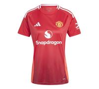 adidas Womens Manchester United Home Shirt 2024 2025 Domestic Crew Neck