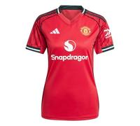 adidas Womens Manchester United Home Shirt 2025 2026 Short Red 10