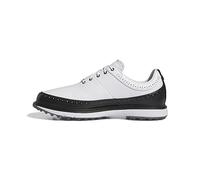 adidas Men's MC80 Spikeless Golf Shoe, Footwear White/Core Black/Bright Red, 7