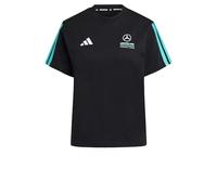 adidas Women's Mercedes - AMG Petronas Formula 1 Team DNA TEE, Black/semi Mint Rush, M