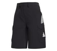 adidas Women's Mercedes - AMG Petronas Formula 1 Team Mechanics Short, Black/Grey Two, XL