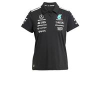 adidas Women's Mercedes - AMG Petronas Formula ONE Team Team Polo Black Women, Black/White, M