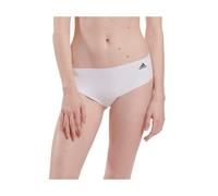 adidas Women's Micro Flex Thong Panty Underwear, White, S