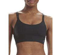 adidas Women's Micro Flex Wireless Seamless Lounge Bra Padded, Opaque, Black/Forge Iron, XL