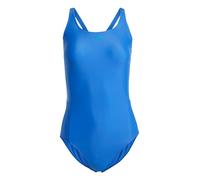adidas Women's Mid 3-Stripes Swimsuit, Royal Blue/Bright Royal, 32