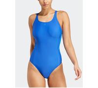 adidas Women's Mid 3-Stripes Swimsuit - Team Royal Blue/Bright Royal - Size: 38