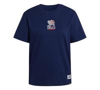 adidas Women's MINI Embroidery Graphic T-Shirt, Dark Blue, L