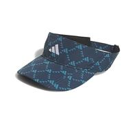 adidas Women's Monogram Print Fairway Golf Visor, Arctic Night, One Size