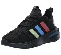 adidas Women's Nizza Platform Mid Sneaker, Black Silver Metallic Black, 20 EU