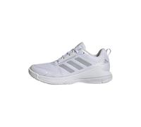 adidas Women's Novaflight 2 Indoor Shoes, Cloud White/Silver Metallic/Cloud White, 10.5 UK