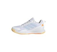 adidas Women's Novaflight 2 Indoor Shoes, FTWR White/Crystal Sky/Ice Tangerine, 7 UK