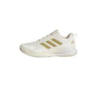 adidas Women's Novaflight 2 Indoor Shoes Sports, White/Gold met./Crystal Sand, 7 UK