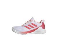 adidas Womens Novaflight 2 Indoor, White/Pure Turbo/White, 8.5