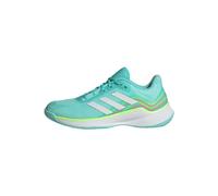 adidas Women's Novaflight Volleyball Shoes, Flash Aqua/Cloud White/Lucid Lemon, 8 UK