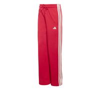 adidas Womens Open Hem Woven Tracksuit Joggers in Ruby/Wht/Crystl - Red - Size 14 UK