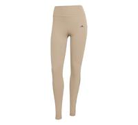 adidas Women's Optime 3-Stripes Full Length Leggings, chalky brown, XL