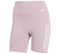 adidas - Women's Optime 3-Stripes Short Leggings - Leggings size L - Length: 5'', purple/pink